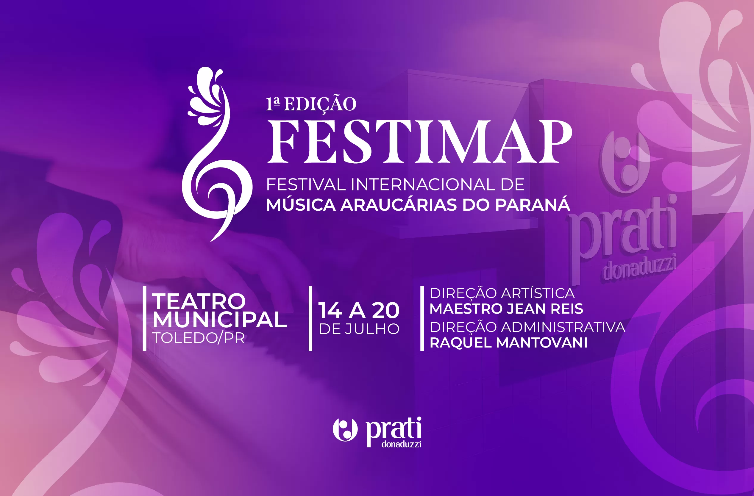 Toledo sedia I Festival Internacional de Música Araucárias do Paraná