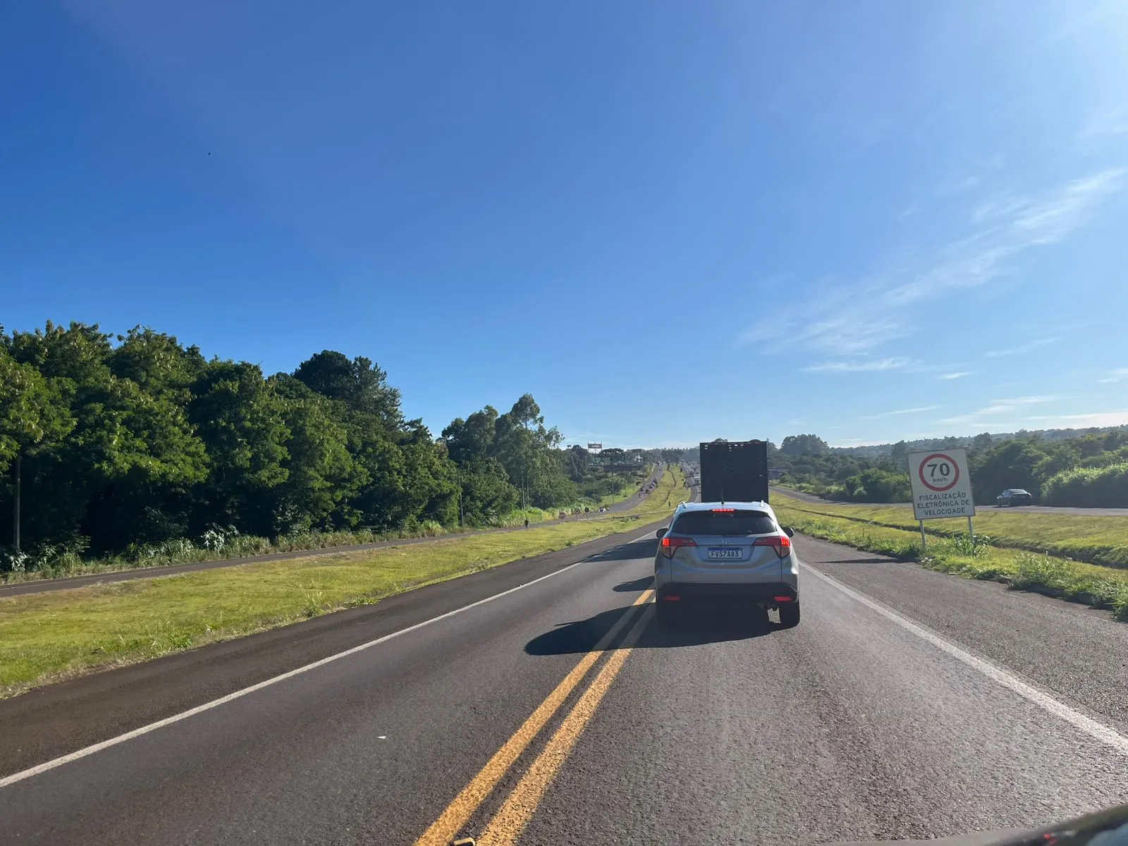 Condições das rodovias no Paraná