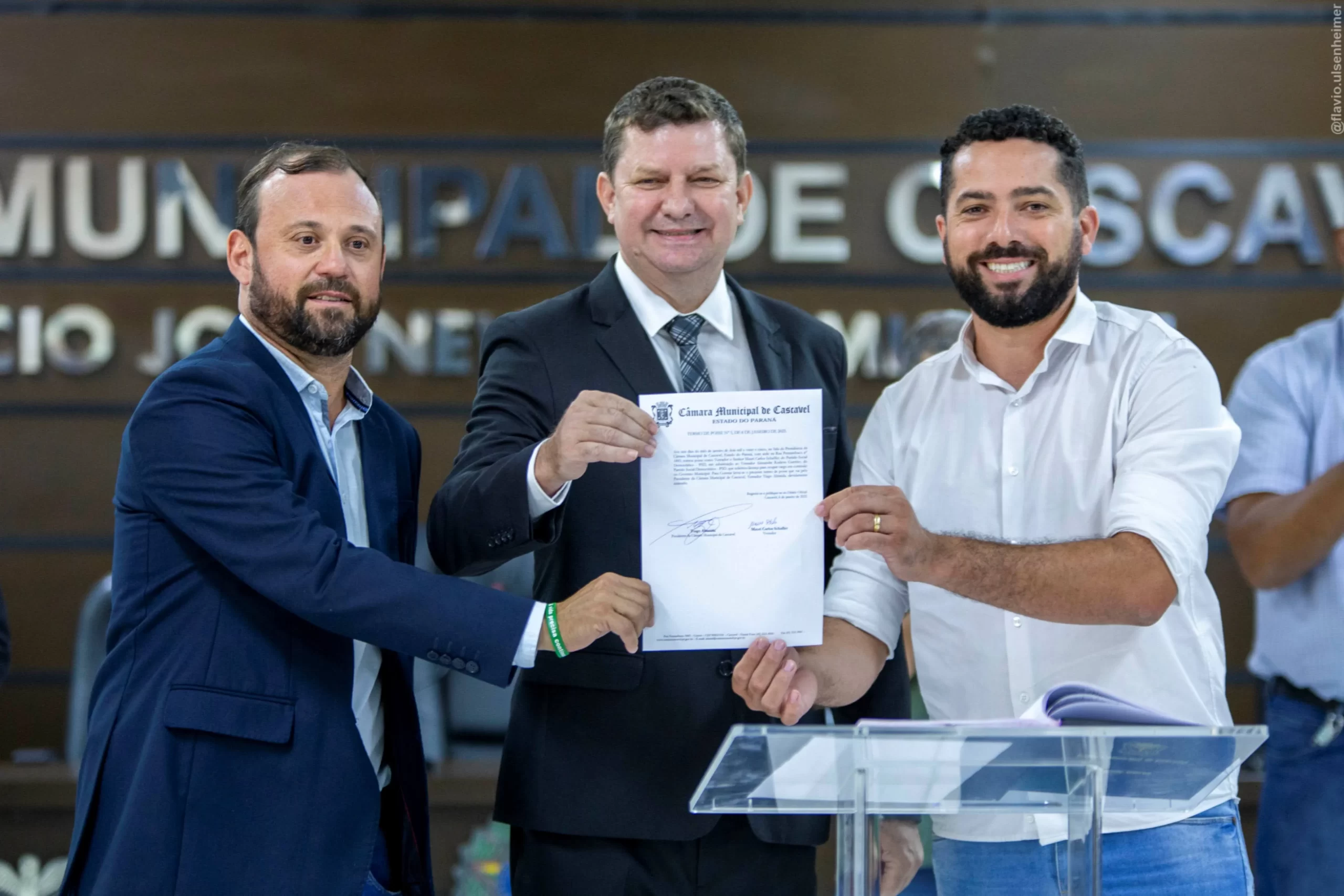 Suco (PSD) se licencia e Mauri Schaffer assume a vaga