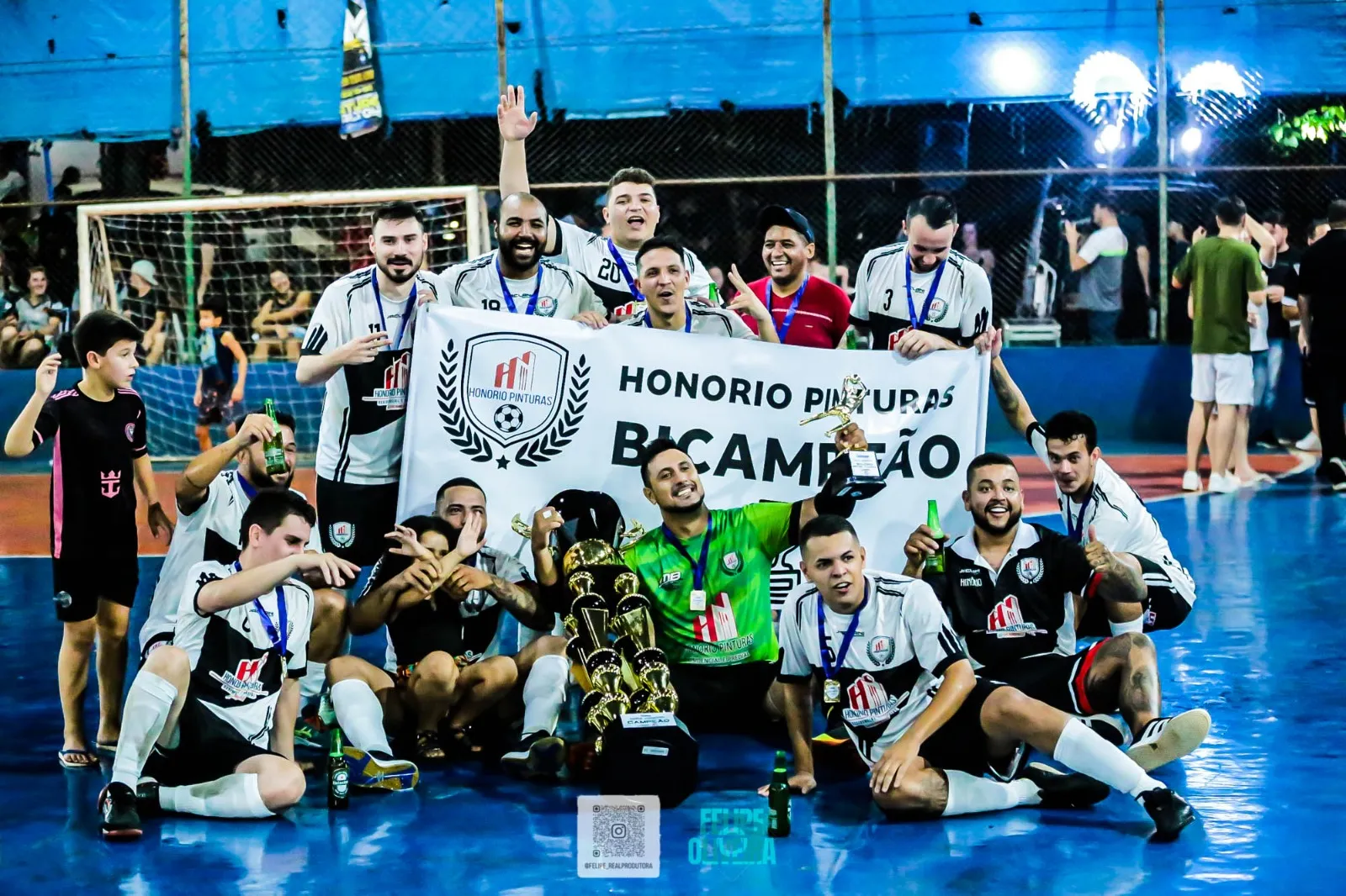 Honório Pinturas entra para a história com o bicampeonato da Copa Floresta de Futsal