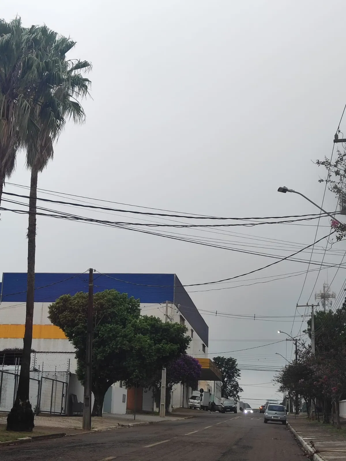 Chuva e ventos intensos marcam a terça-feira em Cascavel