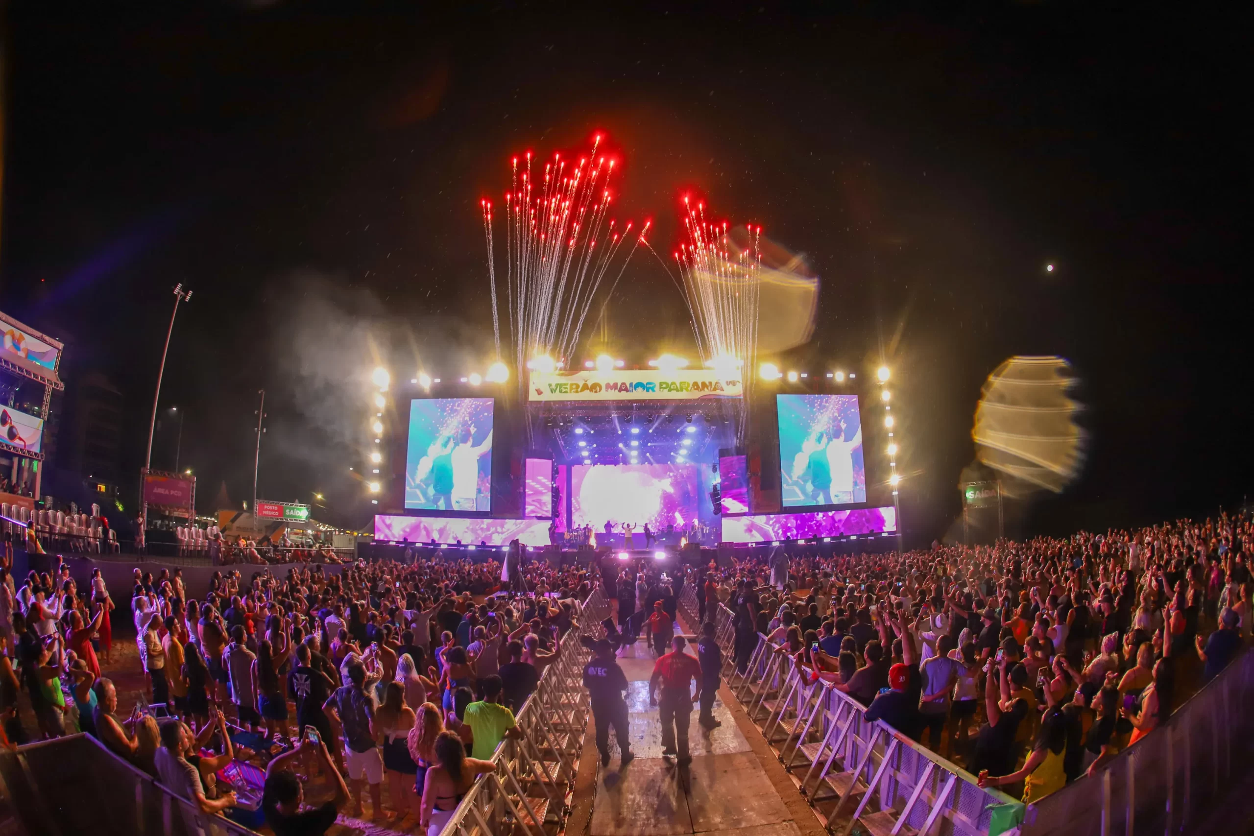 Shows do Verão Maior Paraná 2025 alcançam público recorde de 1,5 milhão de pessoas