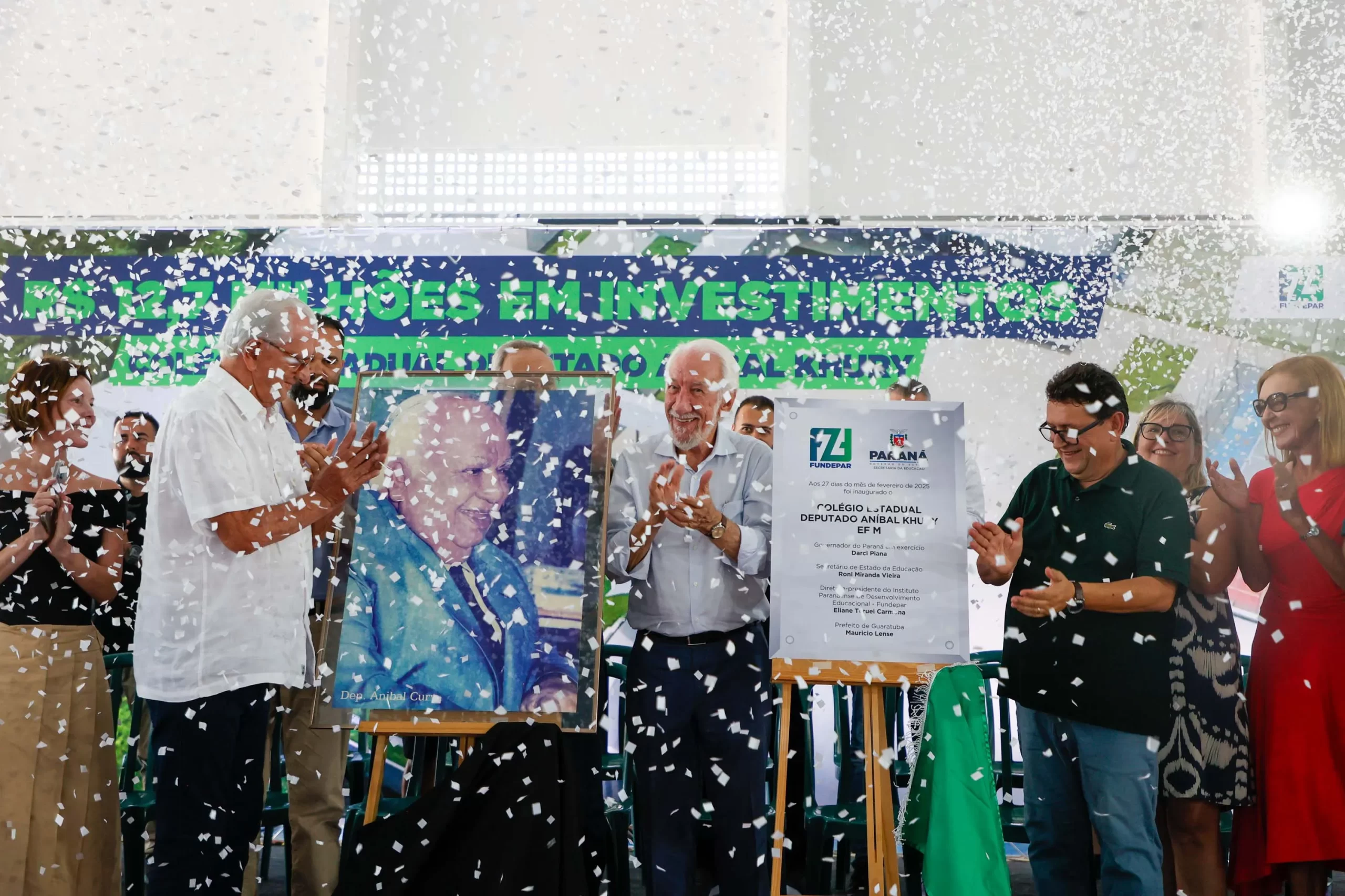 Estado inaugura o Colégio Aníbal Khury em Guaratuba