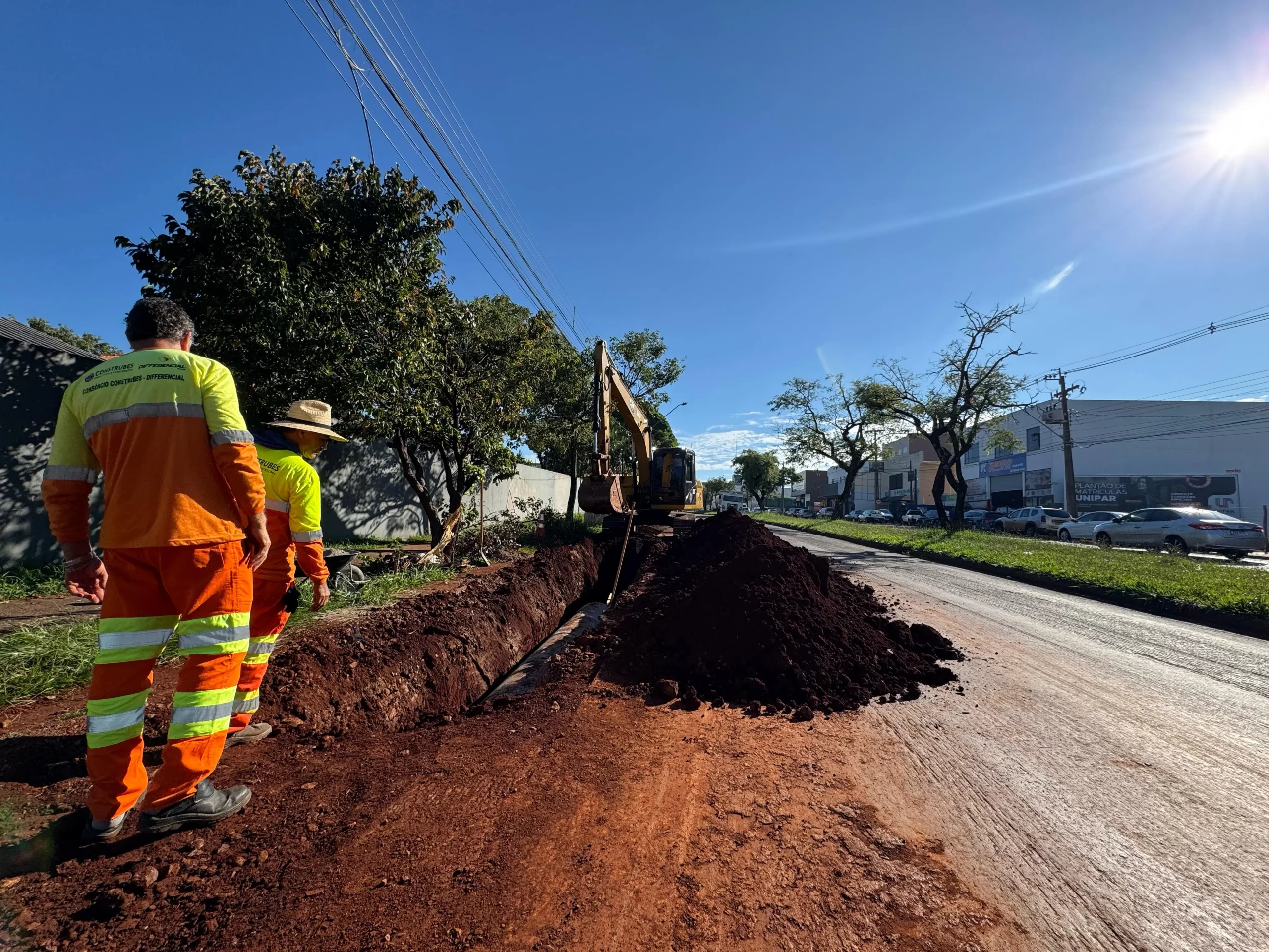 Obras da Avenida Assunção são retomadas e trecho fica interditado