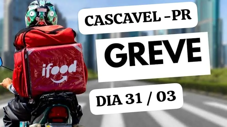 Entregadores de aplicativo de Cascavel aderem a paralisação nacional por melhores condições de trabalho