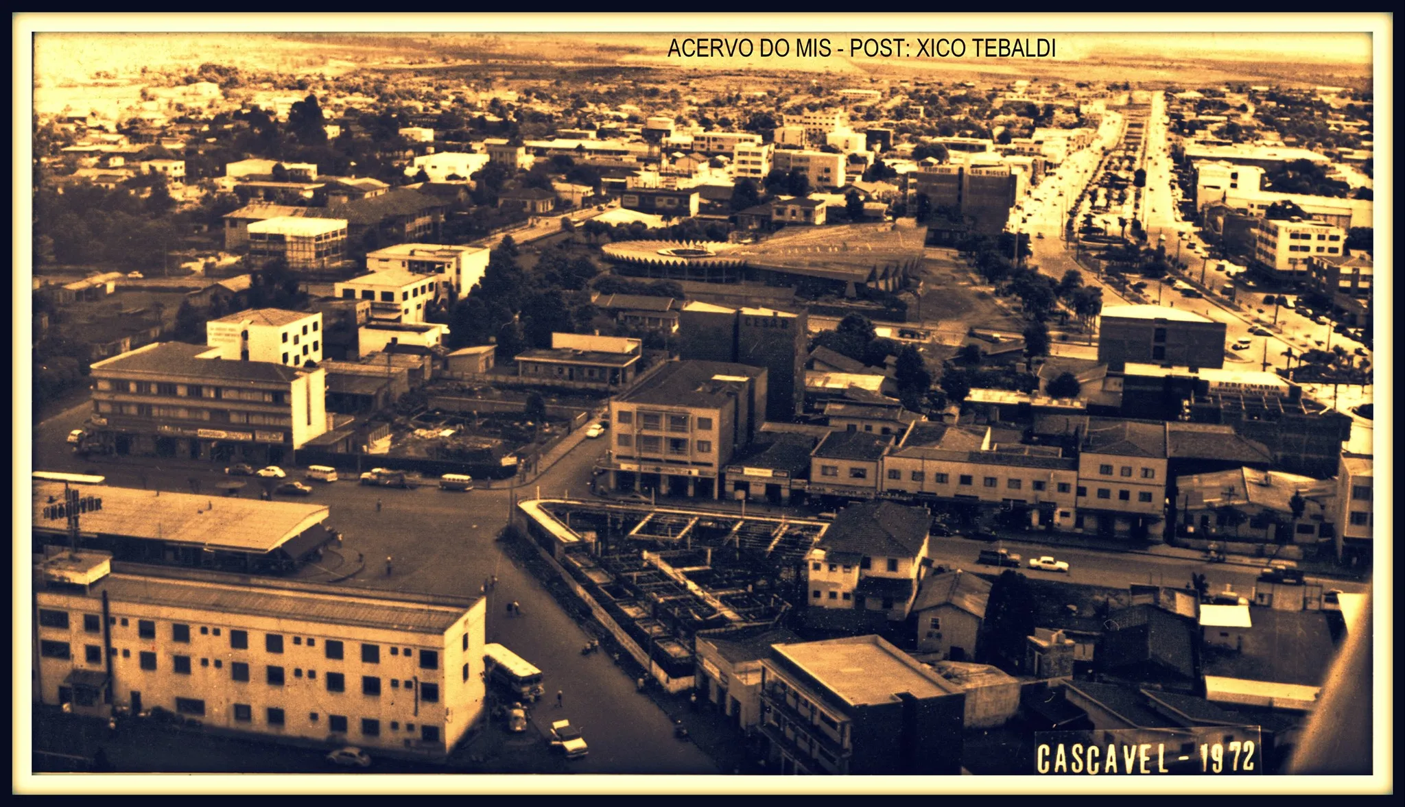 Saudade não tem idade: Região da rodoviária antiga de Cascavel em 1972