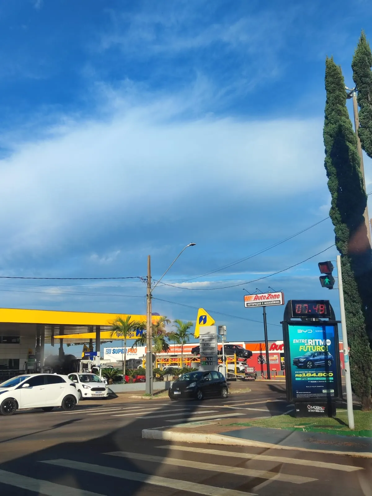 Sexta-feira será abafada e com risco de chuva forte em Cascavel