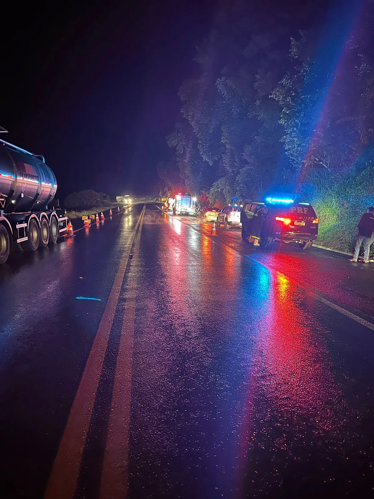 Grave acidente na BR-277 em Laranjeiras do Sul deixa seis vítimas