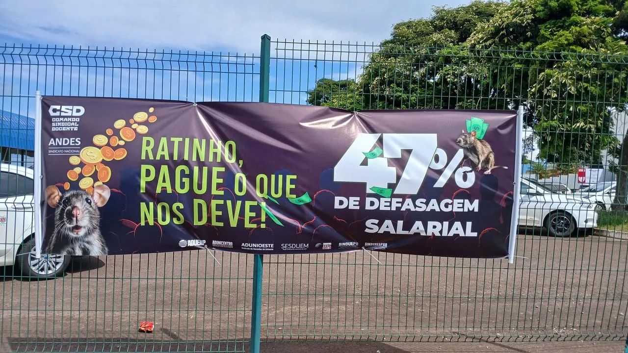 Docentes da Unioeste se somam à mobilização estadual por reposição salarial no dia 2 de abril