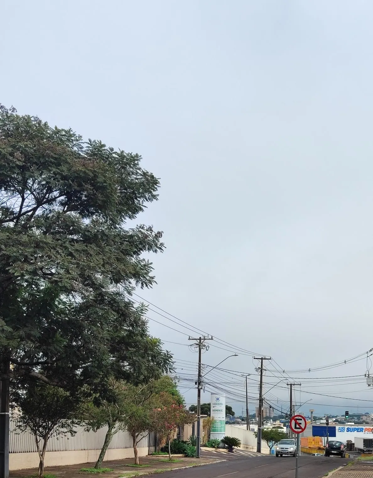 Neblina marca o início da quarta-feira em Cascavel