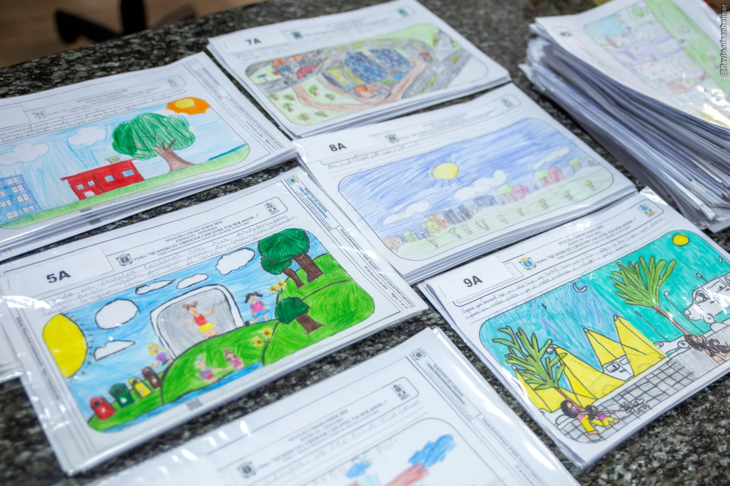 Eleição da Câmara Mirim começa na 2ª com exposição pública dos desenhos e votação