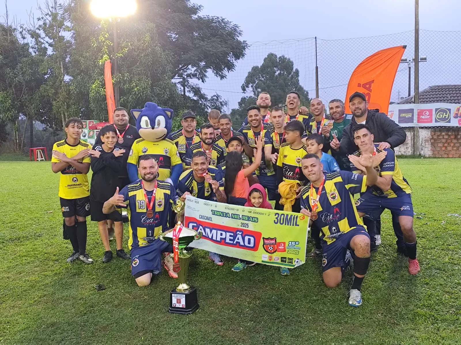 Cia do Evento é o grande campeão do Campeonato Chácara Fardoski