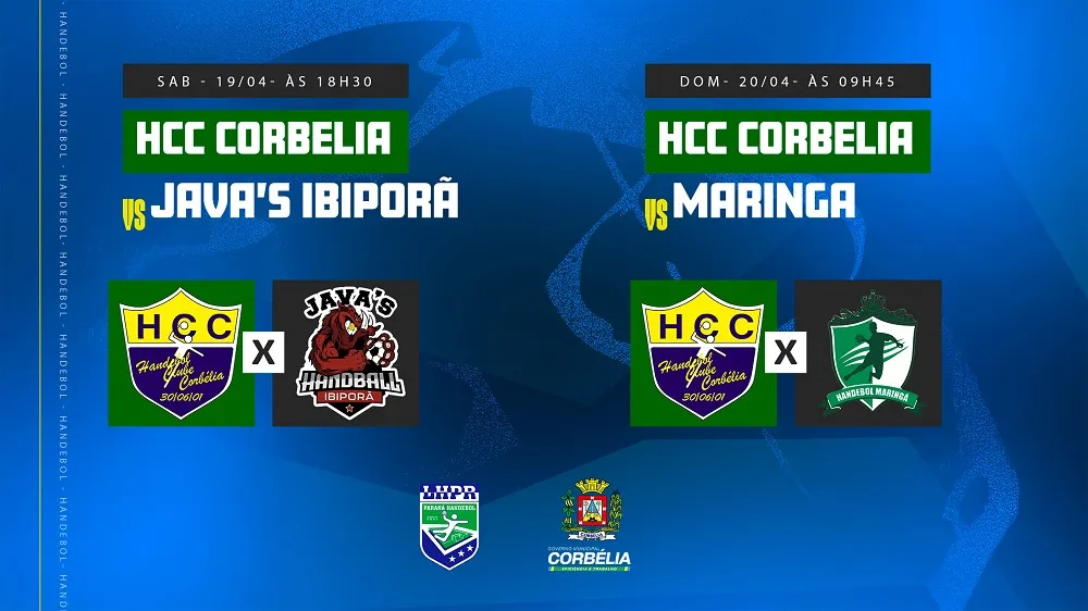 Corbélia recebe Campeonato Paranaense de Handebol neste sábado