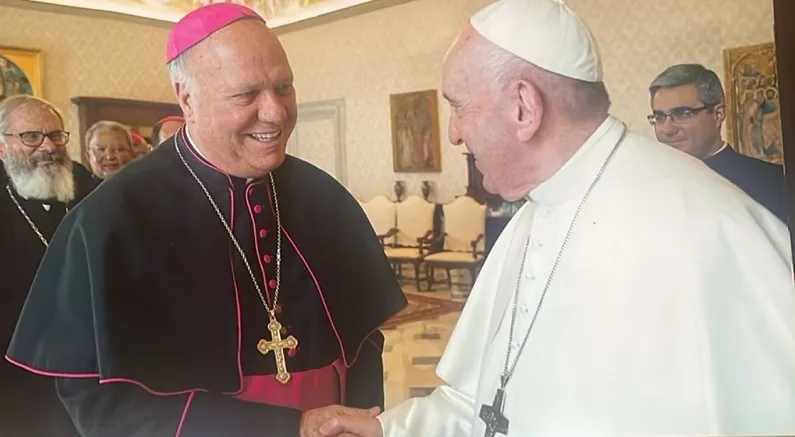 “Festa no Céu”: Arquidiocese de Cascavel relembra encontro de Dom Mauro com o Papa Francisco