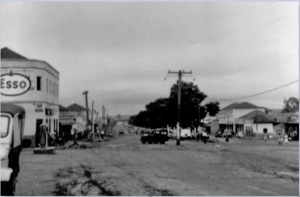 Saudade não tem idade: Vista parcial da cidade de Guaíra