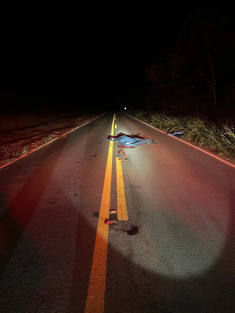 Pedestre morre atropelado na PR-491 e veículo foge do local