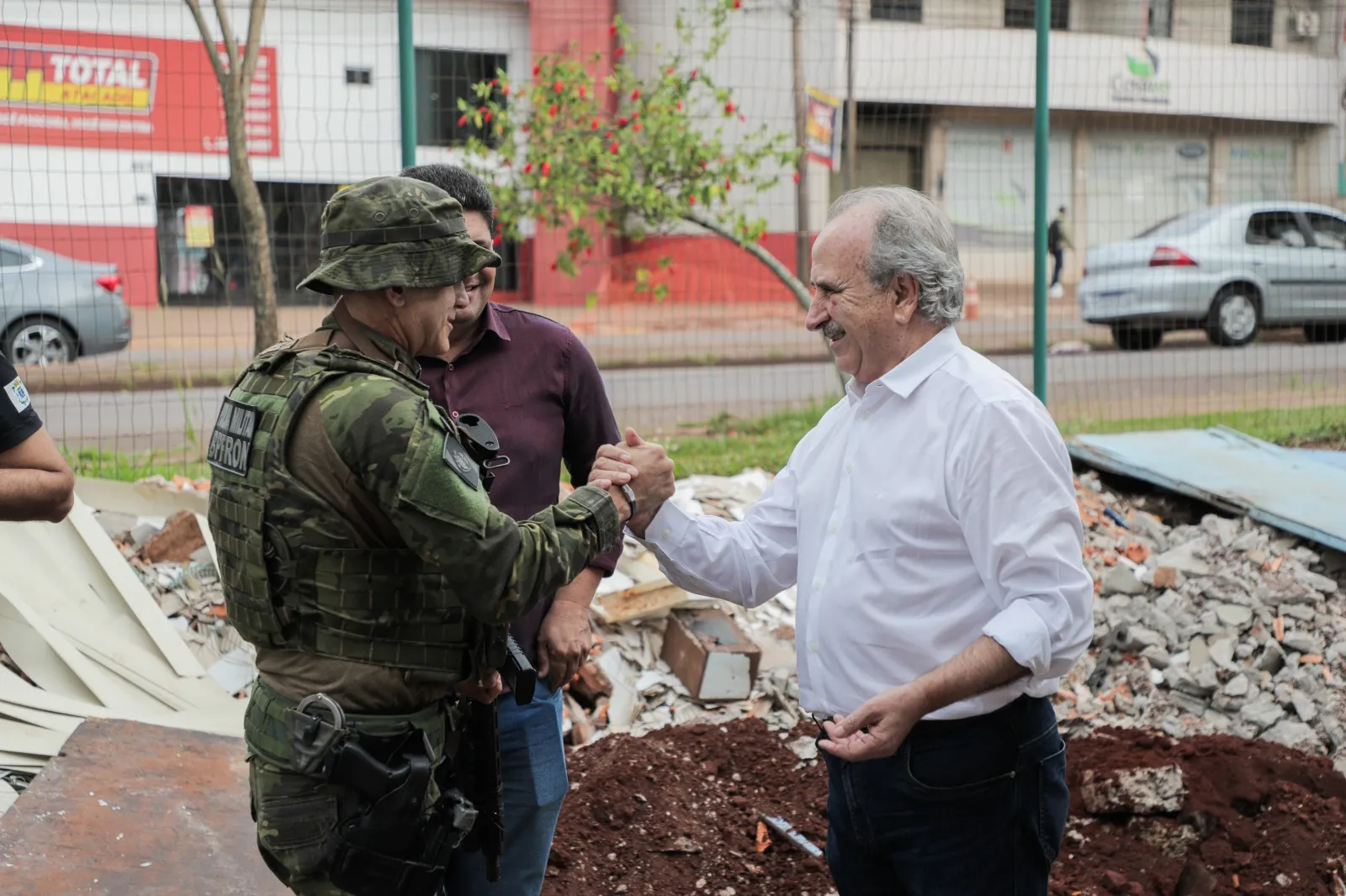Nova sede do Batalhão de Polícia de Fronteira começa a ganhar forma em Cascavel