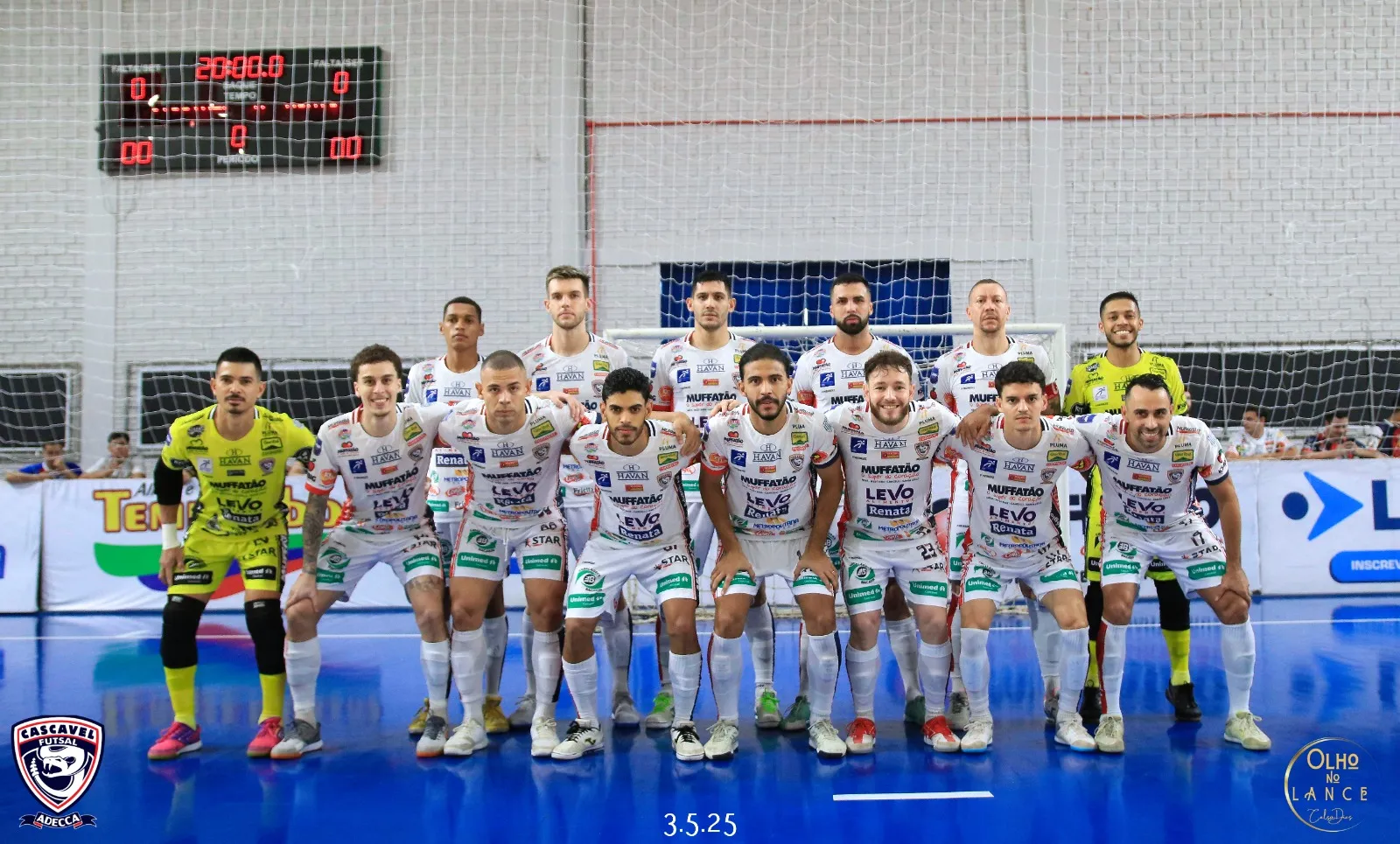 Cascavel Futsal defende hegemonia na Liga Nacional contra o Marreco
