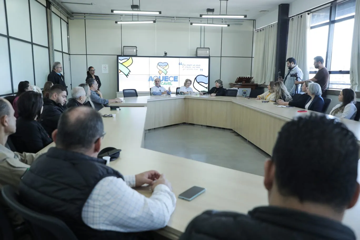 Campanha “Aquece Cascavel 2025” é lançada para arrecadar agasalhos e cobertores para os que mais precisam em Cascavel