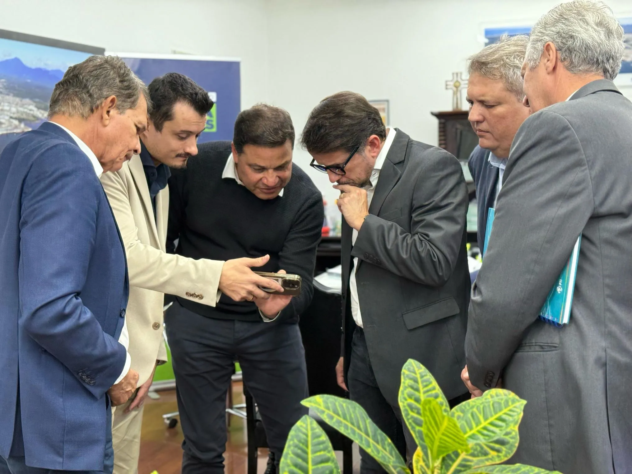 Silva e Luna e Sandro Alex alinham próximos passos para a execução do Trevo do Charrua