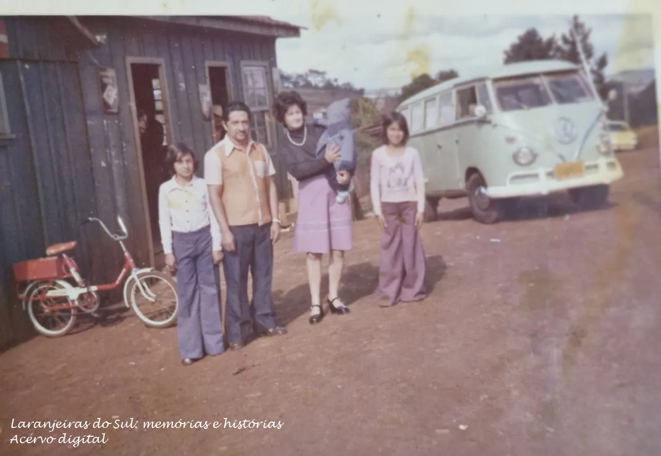 Saudade não tem idade: Pose para a foto em 1974