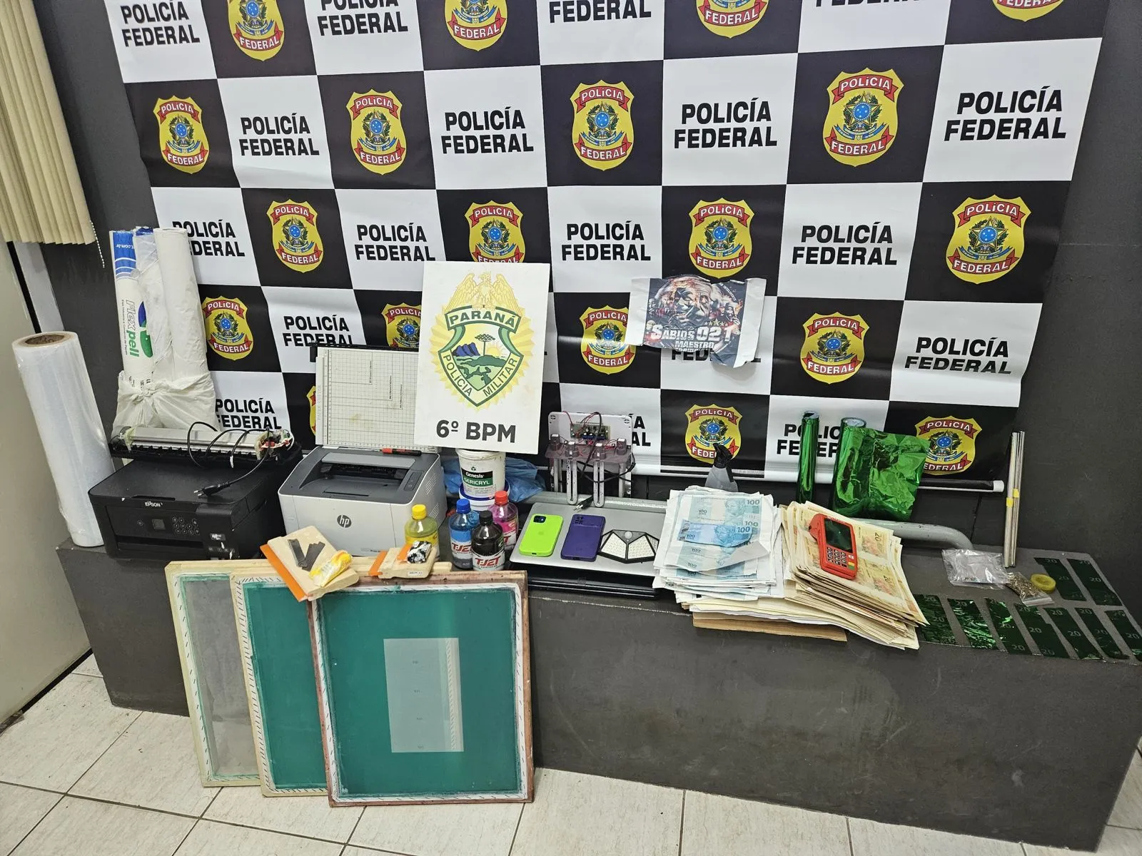 Paraná está entre os cinco estados com mais apreensões de notas falsas