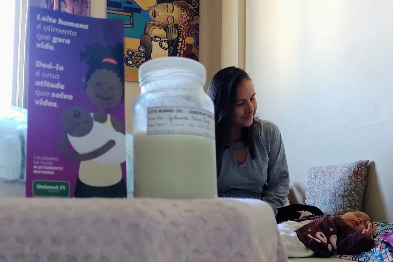 Nos últimos 5 anos, 86,3 mil bebês foram atendidos pelos bancos de leite do Paraná