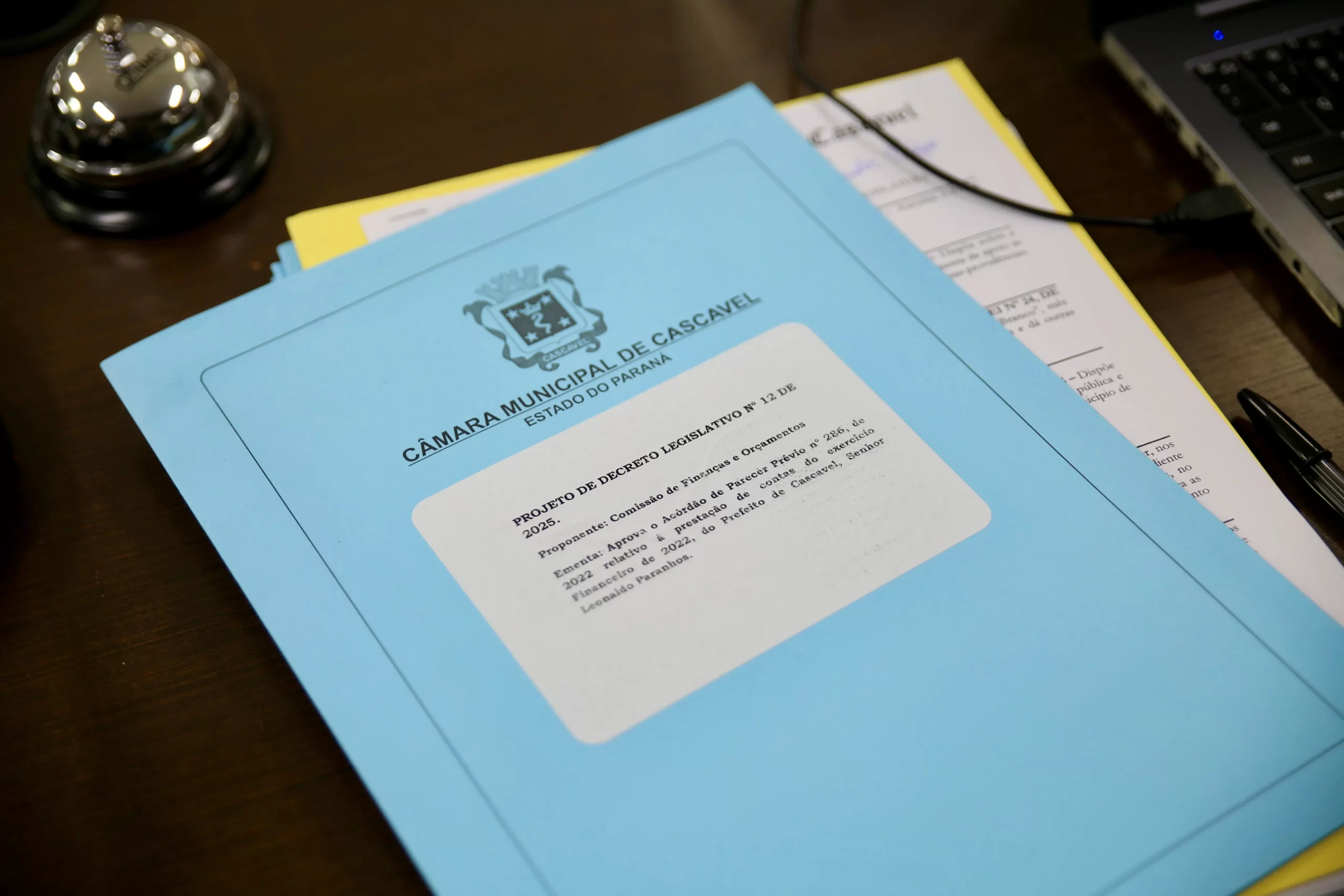 Câmara aprova contas do ex-prefeito Paranhos do exercício 2022