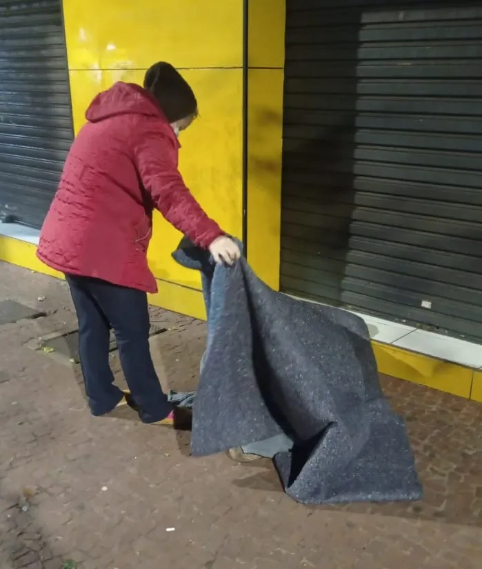 Frio aumenta a mobilização da Secretaria de Assistência Social em Foz do Iguaçu