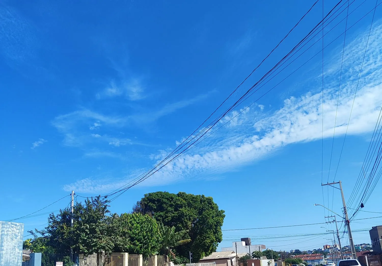 Domingo começa com frio de 8 °C em Cascavel