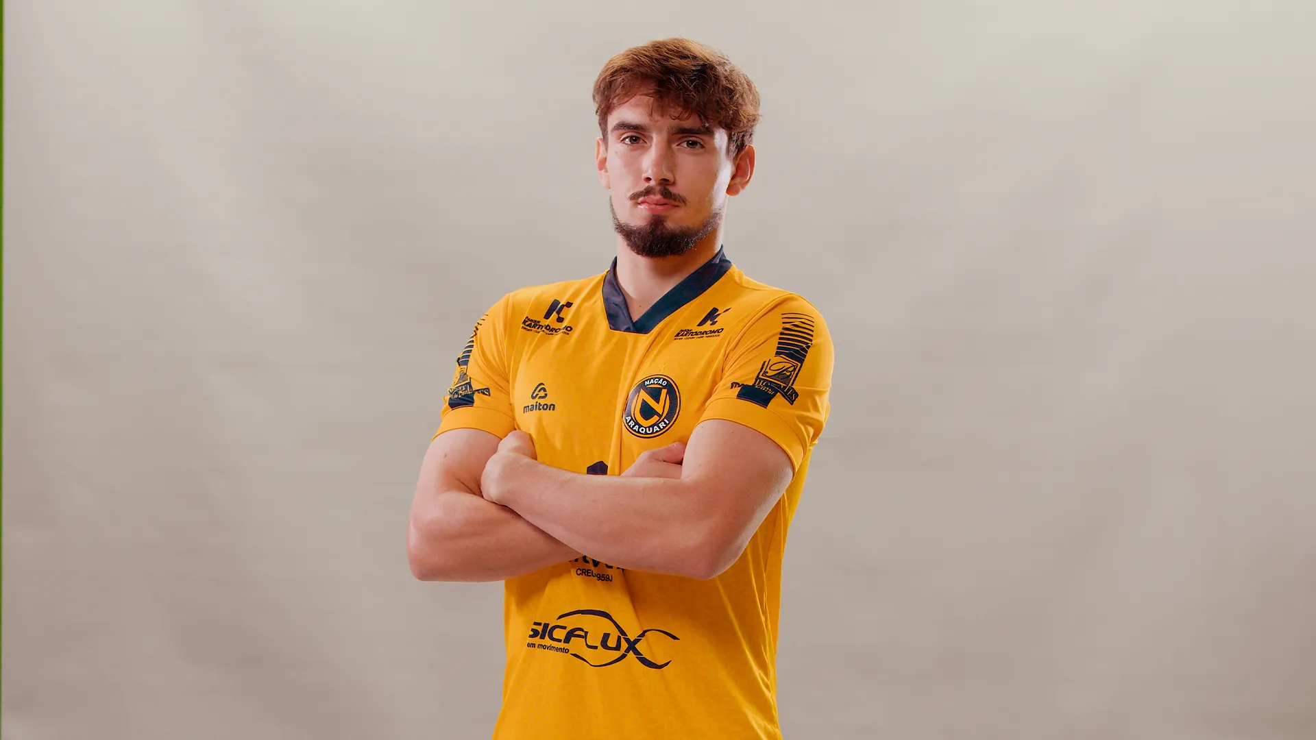 Atleta da região, Scottini, estreia com vitória no Catarinense Série B 2025 pelo Nação Araquari