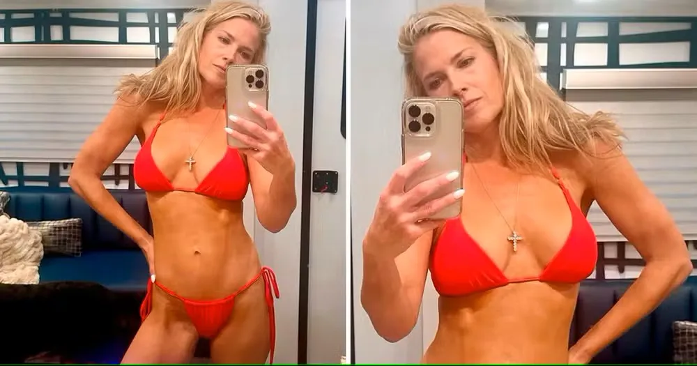 Ali Larter impressiona seguidores ao posar de biquíni e revelar rotina de saúde disciplinada