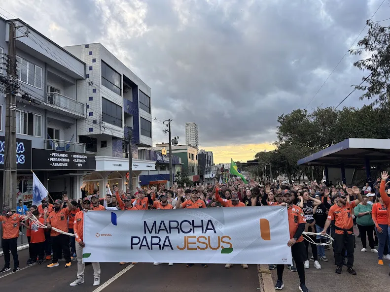 Marcha Para Jesus reúne multidão em Cascavel