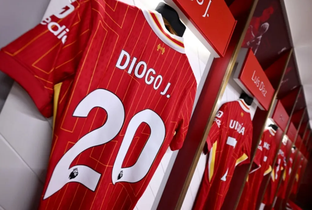Liverpool aposenta camisa 20 em homenagem a Diogo Jota