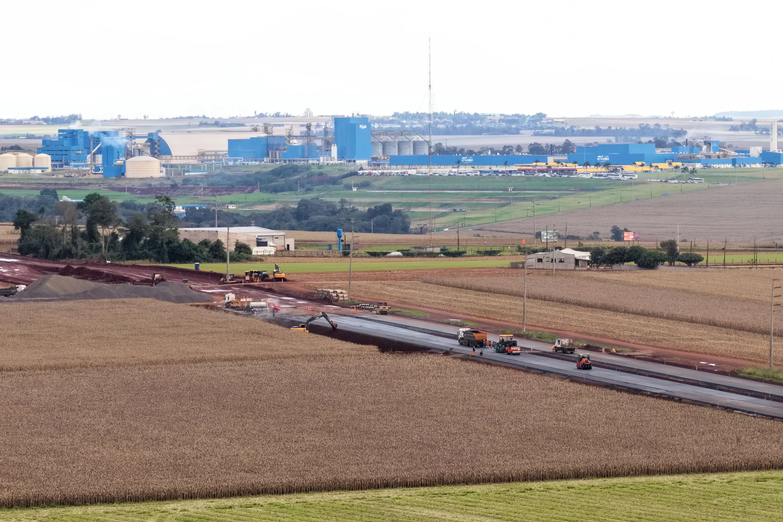 Com investimento de R$ 170 milhões, obra do Contorno de Palotina alcança 62%