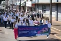 Corbélia realiza 3ª Caminhada do Meio-Dia pelo fim da violência contra as mulheres