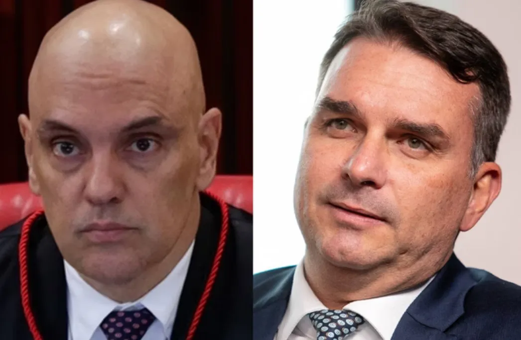 Flávio Bolsonaro ironiza erro de português de Alexandre de Moraes: “Ridículo”