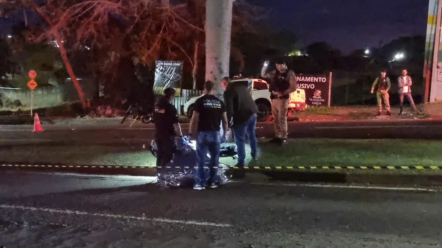 Motociclista morre em grave acidente na Avenida Brasil, em Cascavel