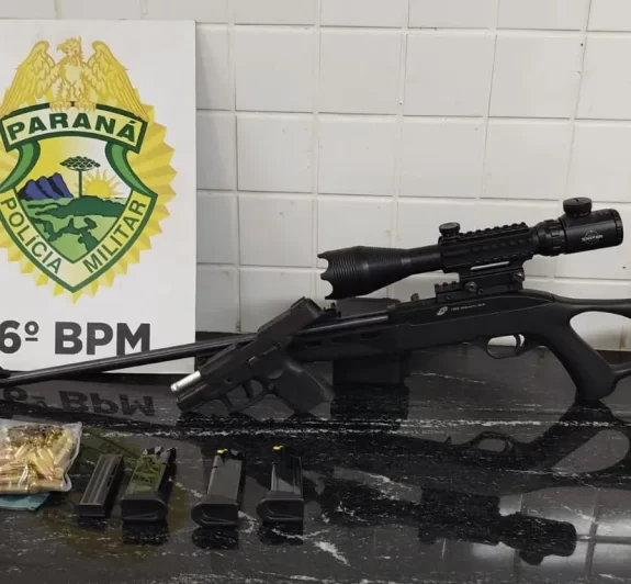 Homem é preso após denúncias de disparos e perturbação do sossego no bairro Cataratas, em Cascavel