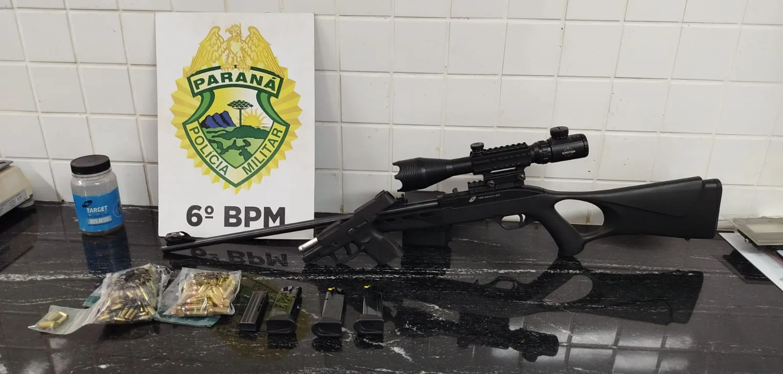 Homem é preso após denúncias de disparos e perturbação do sossego no bairro Cataratas, em Cascavel