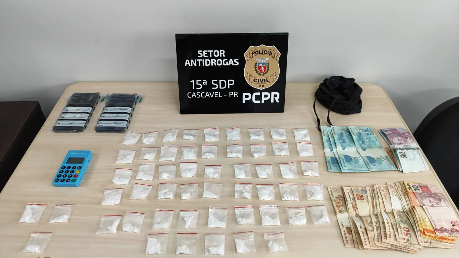 Polícia Civil flagra indivíduo realizando tráfico de drogas no modo delivery em Cascavel