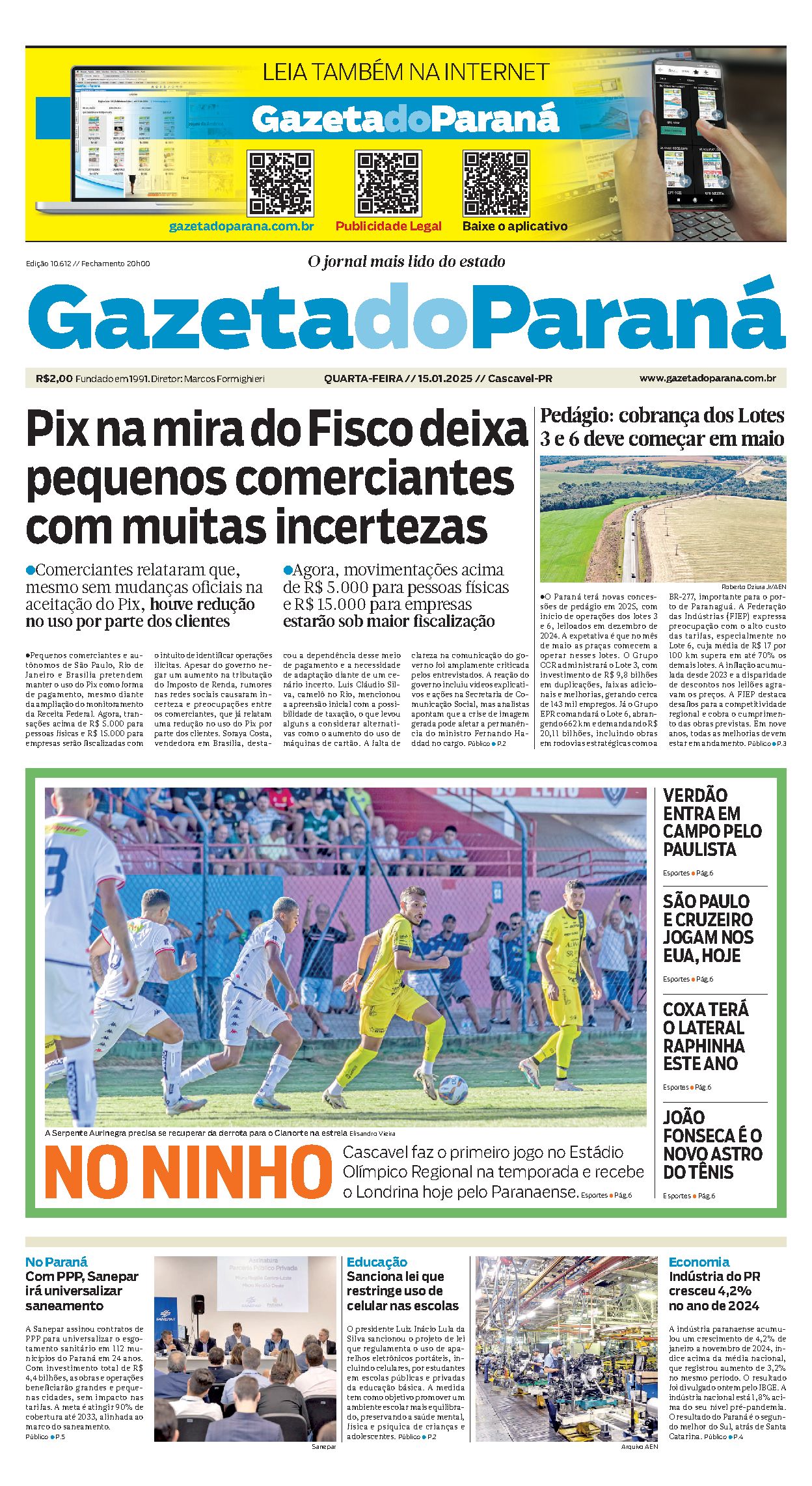 Capa da edição 10612