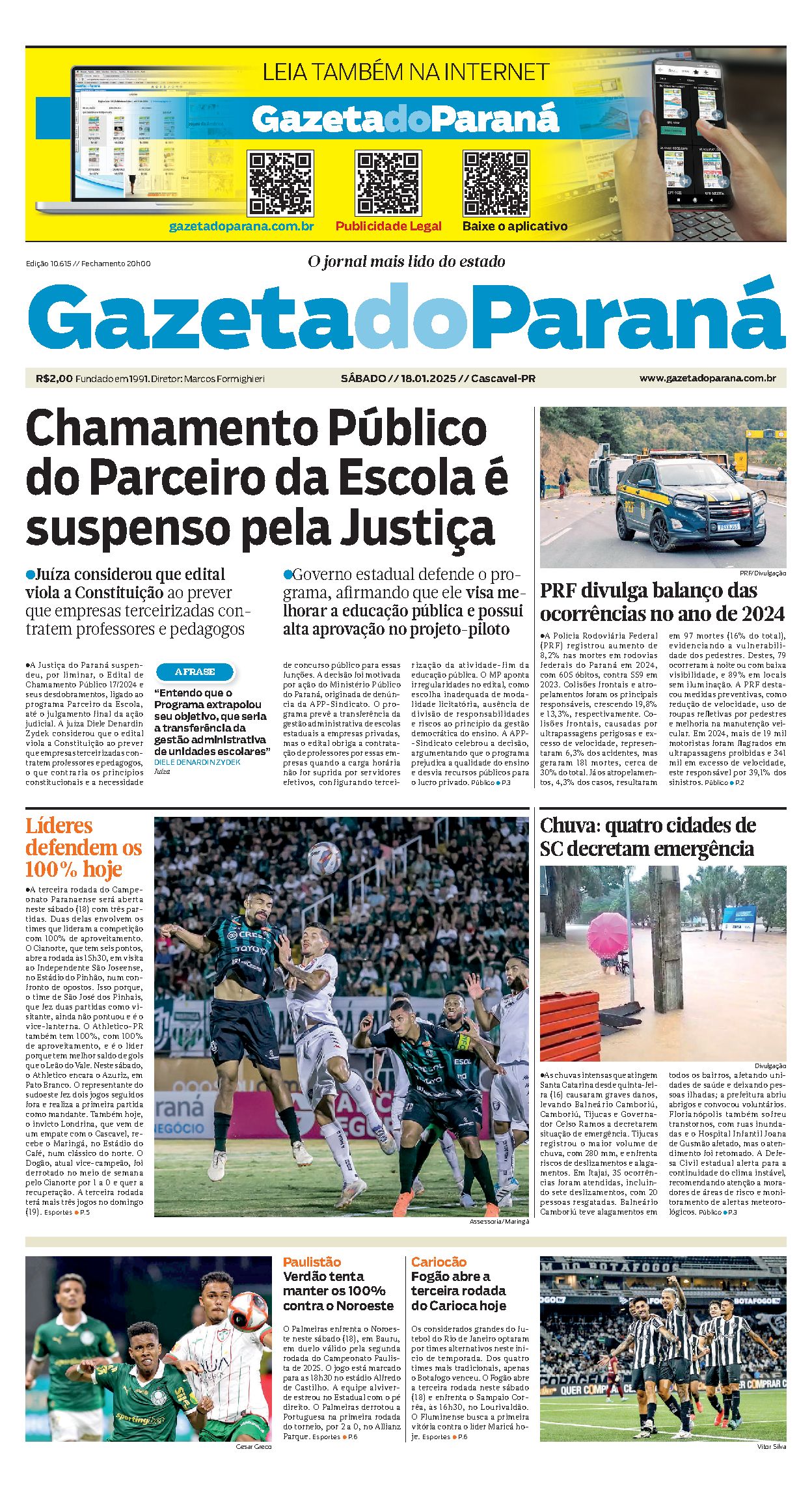 Capa da edição 10615