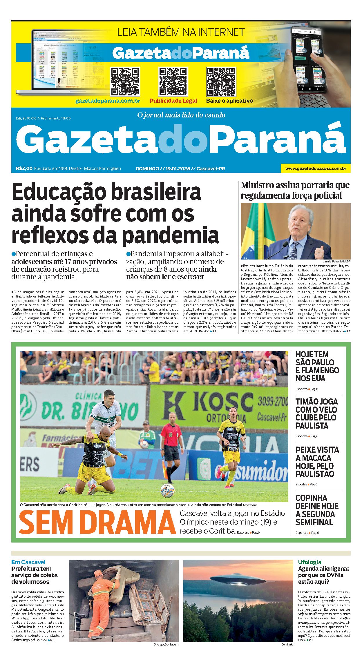 Capa da edição 10616