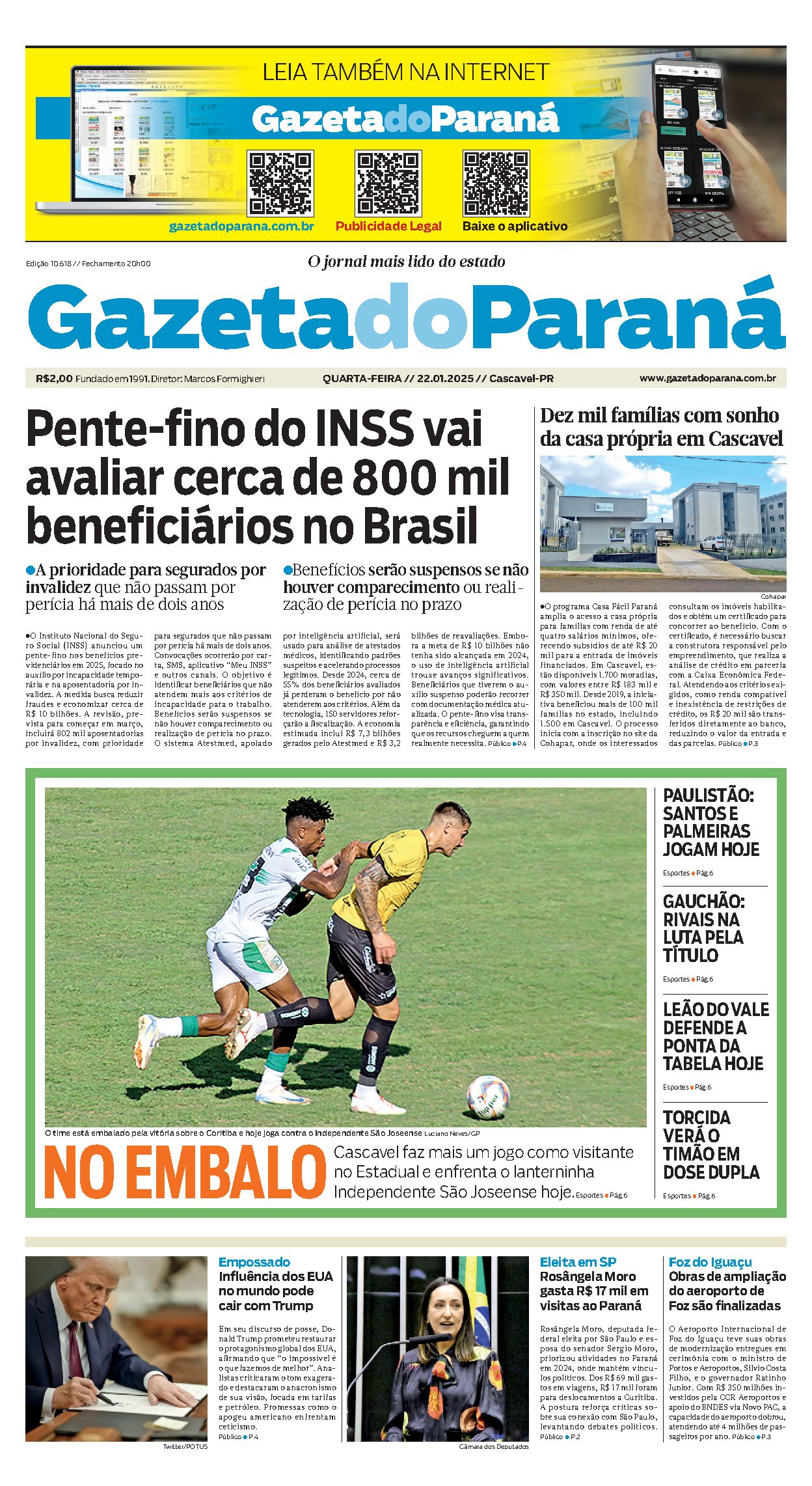 Capa da edição 10618