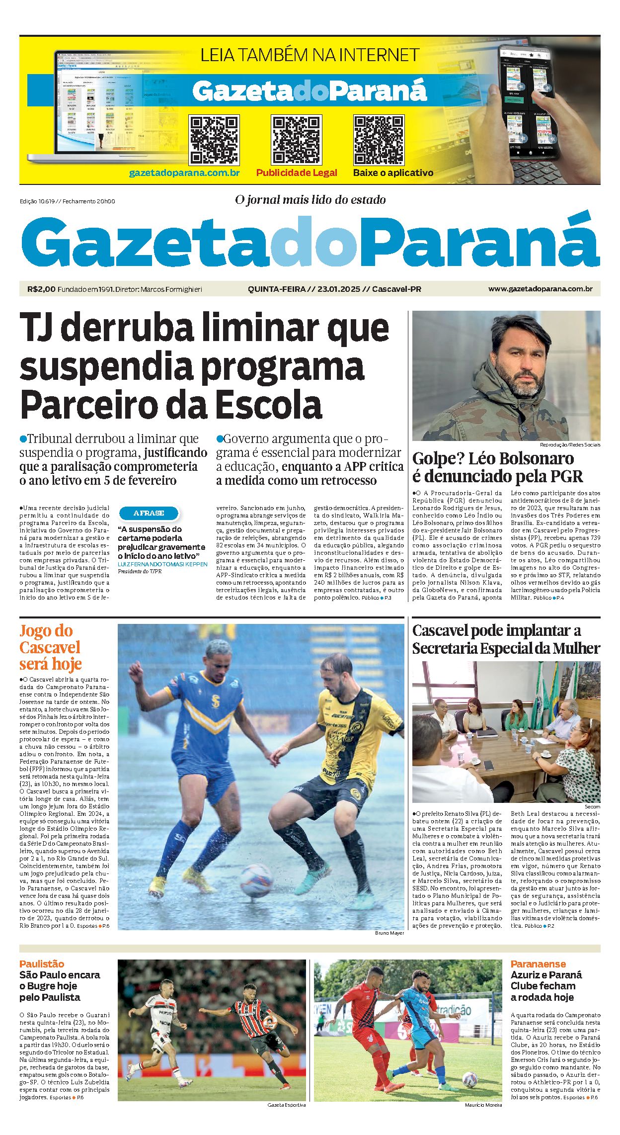 Capa da edição 10619