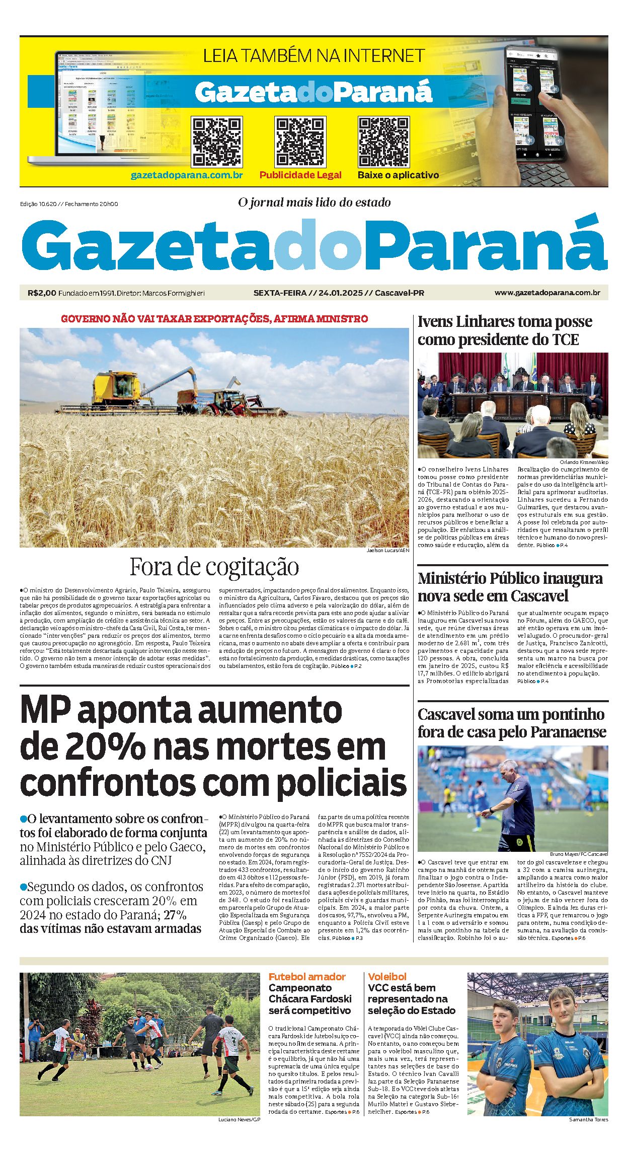 Capa da edição 10620