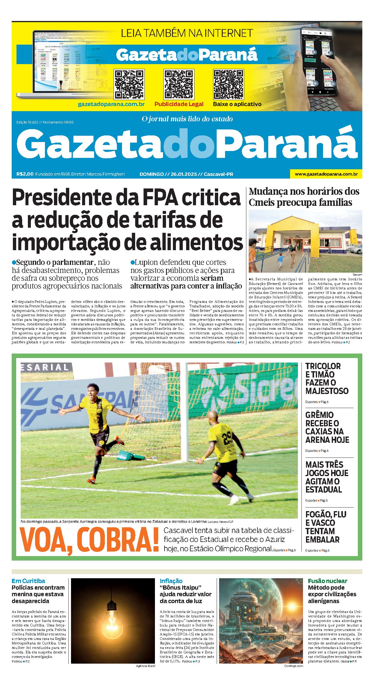 Capa da edição 10622