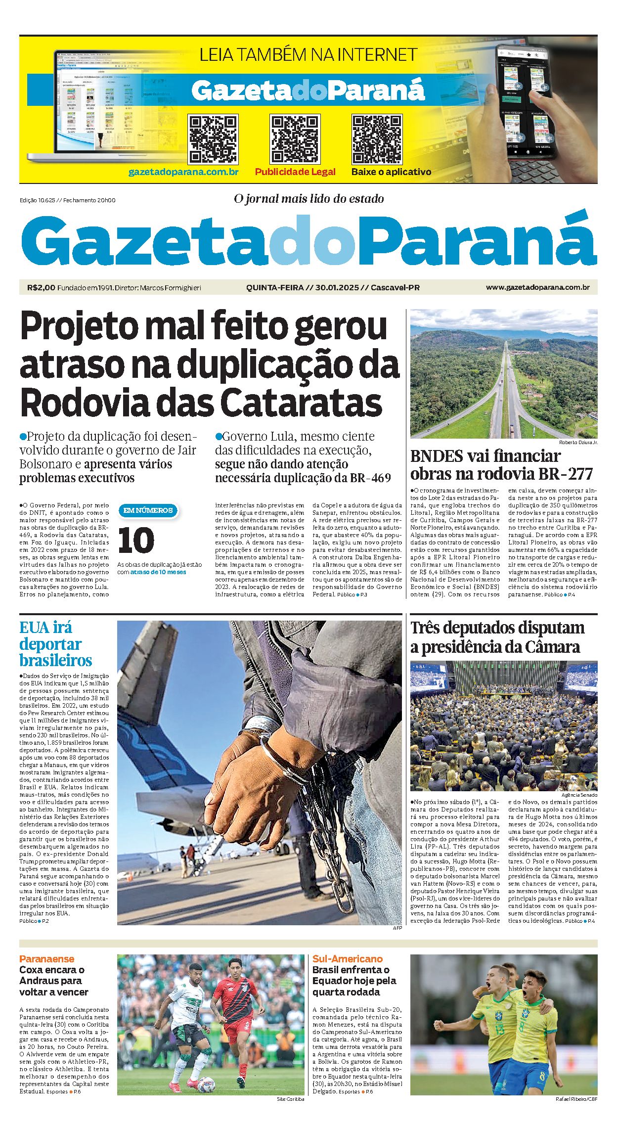 Capa da edição 10625