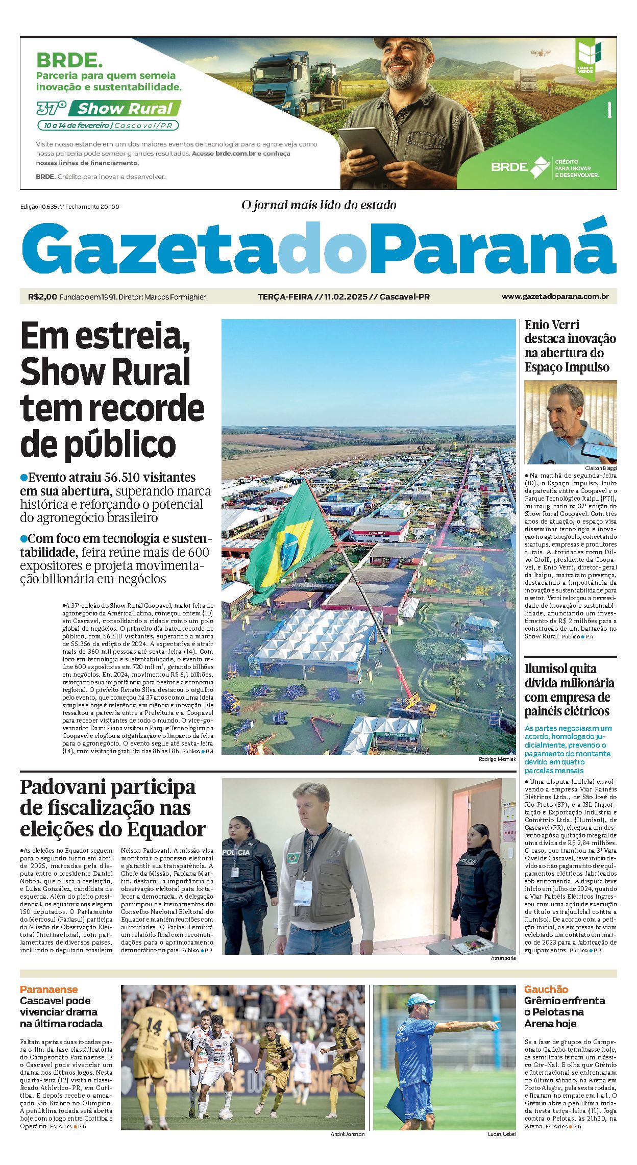 Capa da edição 10635